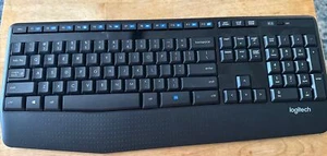 Logitech K345 Wireless Full-Sized Keyboard - No Receiver - Picture 1 of 8