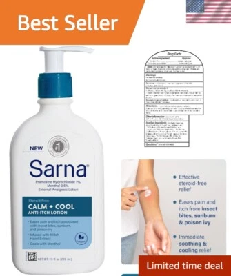 Crema antipicazón: fórmula calma + fresca para picaduras de insectos e hiedra venenosa calmar Foto 1 de 4