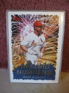 1999 RECORD NUMBERS McGWIRE, RIPKEN, GRIFFEY COMPLETE SET 1-10 IN PLASTIC CASE - Picture 1 of 3