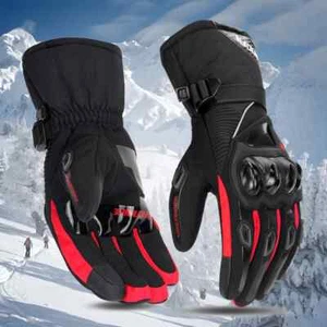 Guantes de Moto Invierno A Prueba de Viento Cálidos Moto Guantes Protectores Impermeables Nuevos - Imagen 1 de 19