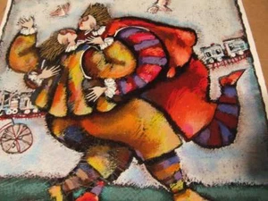 "Give Me A Kiss" by Michael Kachen certified  hand-signed - Picture 1 of 1