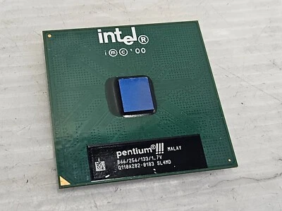 Intel Pentium III 866MHz, Socket 370, 133MHz FSB, 256KB, SL4MD, Coppermine - Image 1 of 2