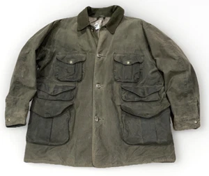 Vintage Filson Tin Cloth Cruiser Jacket Brown Cargo Canvas Coat USA Adult XL - Bild 1 von 21