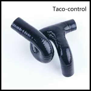 FOR Audi TT MK1 S3 8L 225 1.8T AUL APX Silicone Cam Cover Breather Hoses Black - Picture 1 of 8