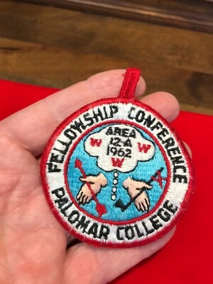 BOY SCOUT PATCH Order of the Arrow OA CONFERENCE PALOMAR COLLEGE 1962 Original - Image 1 of 3