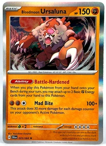 URSALUNA Holo Rare Scarlet Violet Shrouded Fable 25/64 Pokemon - Picture 1 of 2