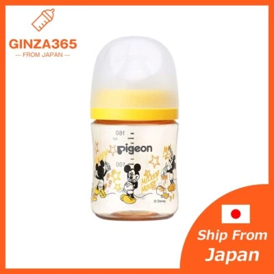 Envío desde Japón Paloma Softouch PPSU Cuello Ancho Biberón 160 ml Disney Foto 1 de 3