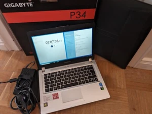 14" Notebook Gigabyte P34G Intel i5 nVidia GeForce GTX 760M - Bild 1 von 3
