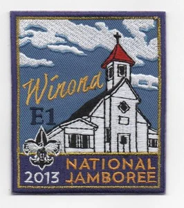 2013 National Jamboree Sub Camp Patch, E1 Winona, Mint! - Picture 1 of 1
