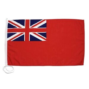 RED ENSIGN QUALITY FLAG BRITISH RED PRINTED 1/2 YARD BOATING SAILING YACHT