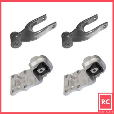 Комплект креплений стойки и кронштейна крутящего момента 4 шт для Chevrolet Venture 3,4 л 1997 - 2005 годов выпуска - Изображение 1 из 3