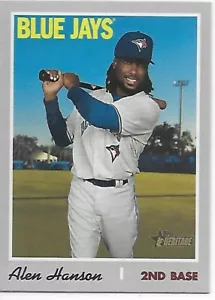 2019 Heritage HN Baseball SP Alen Hanson Blue Jays - Bild 1 von 2