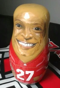Muñeca de anidación estilo ruso OSU Eddie George 3 muñecas en una. Fútbol americano estatal de Ohio - Imagen 1 de 8