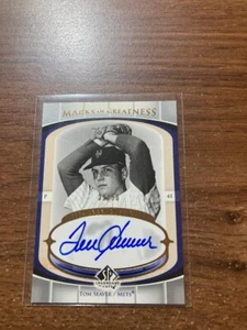 2004 SP Legendary Cuts Marks of Greatness  Tom Seaver Autograph (39/50) Mets - Foto 1 di 1