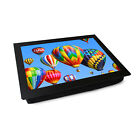 New Luxury Home Premium Framed Laptray Gift -Scenery- Colourful Hot Air Balloons