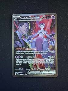 Pokemon Ewige Rivalen Team Rockets Mewtu ex SIR 231/182 Near Mint deutsch - Bild 1 von 5
