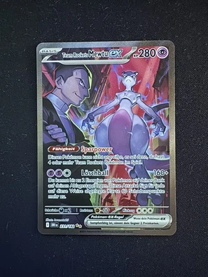 Pokemon Ewige Rivalen Team Rockets Mewtu ex SIR 231/182 Near Mint deutsch - Bild 1 von 4