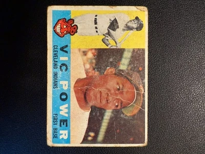 Vic Power 1960 Topps #75 Cleveland Indians Foto 1 de 2