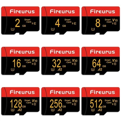 High Speed Micro SD Memory Card 256GB TF Flash Storage Phone Camera Game Gift - Image 1 of 4