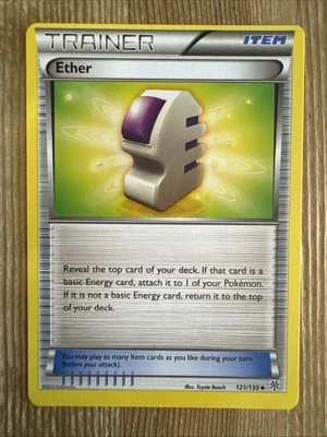 Ether - 121/135 - Uncommon LP, English Pokemon Plasma Storm O/C ERROR MISPRINT - Image 1 of 2