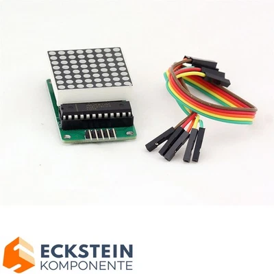Dot LED Display 8x8 Matrix Modul MAX7219 MCU Control Display Modul für Arduino - Bild 1 von 3