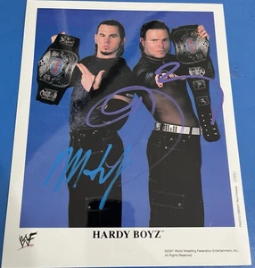 Jeff Hardy Matt Hardy Autogramm signed 8x10 Foto WWE AEW TNA PROOF PIC HARDYZ - Bild 1 von 7