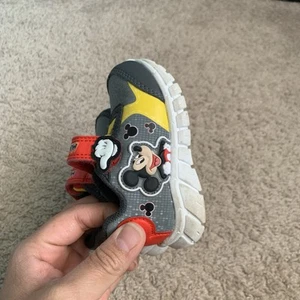 Disney Mickey Mouse Kids Shoes - Red, Yellow, and Gray - Picture 1 of 3