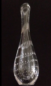 50er Kosta Boda geschwungene Vase Kunstglas kontrolliert Bubble Vicke Lindstrand Schweden - Bild 1 von 11