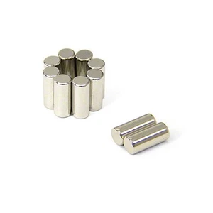 Diametrically Magnetisiert N42 Neodym Magnet - 6mm Schablone X 14mm - 1.32kg Zug - Bild 1 von 1