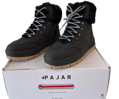 New Pajar Chalet Black / Faux Fur Waterproof Winter Snow Boots - Women's Size 8 - Image 1 of 4