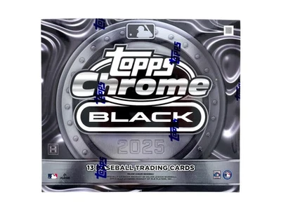 2025 TOPPS CHROME BLACK BASEBALL HOBBY BOX - Image 1 of 4