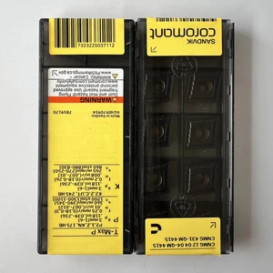 SANDVIK / CNMG120404-QM 4415 /  Original Swedish hard alloy blade 10 Pcs - Picture 1 of 5
