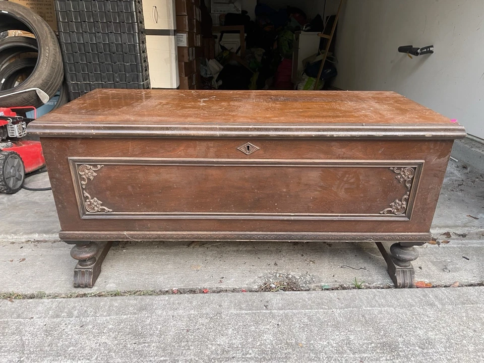 Cherry Cedar Wood Retractable Chest - Image 1 of 4