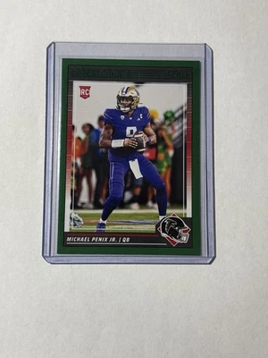 2024 Panini Score Michael Penix Jr. Green RC #323 - Image 1 of 2