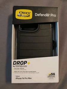 OtterBox Apple iPhone 14 Pro Max Defender Pro Series Case - Black - Zdjęcie 1 z 4