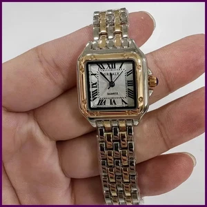 Reloj Mujer Luz Lujo Marca Negocios Dorado Acero Inoxidable Damas Moda - Imagen 1 de 29