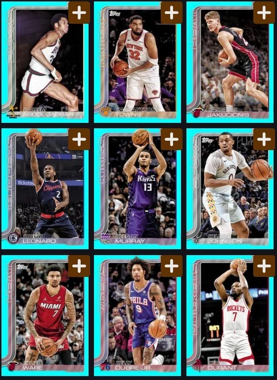 [DIGITAL] Topps NBA - NBA Flagship 26 S1 - Aqua Base - K to Z - Pick - Image 1 of 1