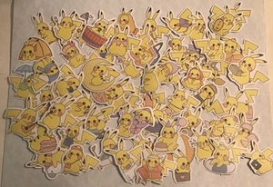 Pokemon 50 Paper Party Favor - Pikachu Party Supplies - Picture 1 of 1