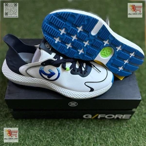 G/Fore GFORE MG4x2 Quarter G Cross Golf Shoe Sneakers ⛳️ US 11.5 ⛳️ White Blue - Picture 1 of 9
