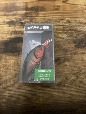 Matzuo Ikari 下沉 3/8 盎司。 2.5 英寸 Red Craw MTZ – 38IK-RC — 第 1/2 张图片