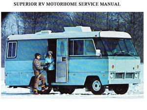 SUPERIOR MOTORHOME SERVICE MANUALs 430pgs w/ RV Furnace AC Frig & Heater Service - Picture 1 of 5