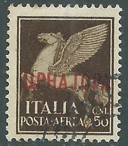 1941 MONTENEGRO POSTA AEREA USATO 50 CENT - RA8 - Picture 1 of 1