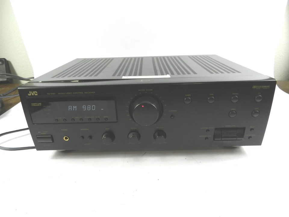 VTG JVC RX-518V Audio Video Control Receiver Dolby Surround Sound PARTS D241 - Image 1 of 4
