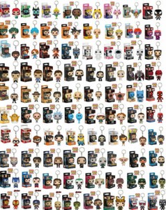 DC Marvel Keyring Groot/Rick/Morty/Dean/Goku Figure Funko POP Pocket Keychain  