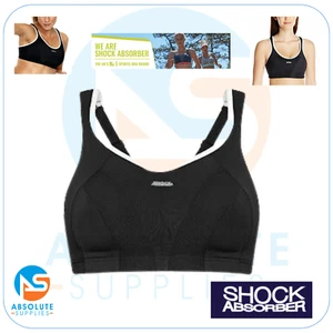 Shock Absorber Sports Bra Support Level 4 Black, Style B4490 - Picture 1 of 4