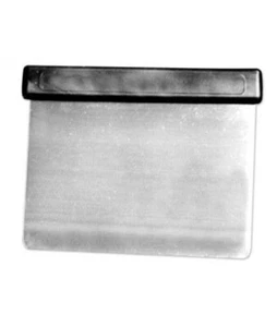Cutter / Scraper Stainless Flexible Handle Black Bakeware Loyal - Picture 1 of 1