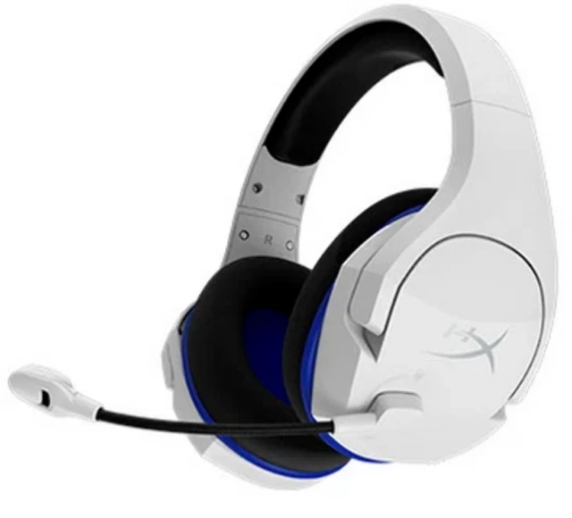HyperX HHSS1C-KB-WT/G White Gaming Headset for PS4, PS5, PC