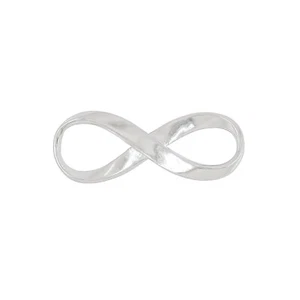 Sterling Silver Infinity Symbol Figure 8 Pendant / Link Connector #97593 - Bild 1 von 2