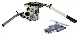 VINTEN VISIN VIDEO 30 FLUID HEAD WEDGE CAMERA PL TELESCOPIC PANBAR SERVICED 77Lb - Picture 1 of 13