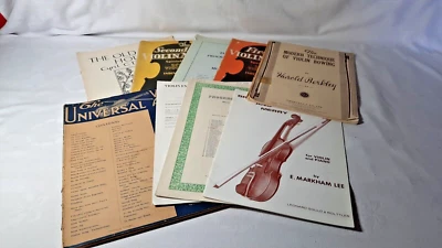 LOT OF TEACHING VIOLIN AND SHEET  MUSIC..VINTAGE AND MODERN..SEE LISTING - Image 1 of 3